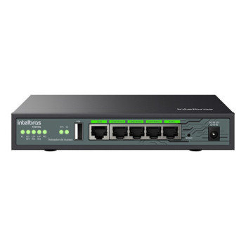 ROTEADOR ACESSO VPN 5 PORTAS RJ45 4 WAN / 1 LAN / 1 USB R 3005G - INTELBRAS