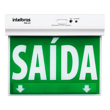 PLACA DE SINALIZACAO SEMPRE ACESA PSA 125 FACE UNICA - INTELBRAS