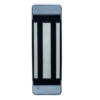 FECHADURA ELETROIMA SOB. 150KGF C/ SUPORTE SEM SENSOR FE 20150 PRATA -AUTOMATIZA