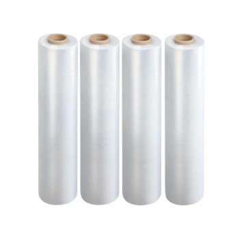 Filme Stretch 500 mm X 0,025 Virgem C/Tubete Transparente