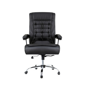 Cadeira Escritório Presidente Giratória Com Molas Ensacadas