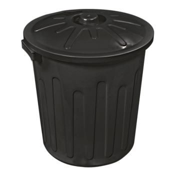 LIXEIRA C/TAMPA 30L PRETA - ARQPLAST