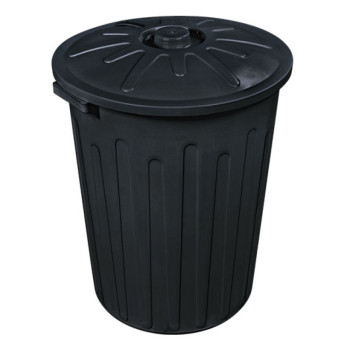 LIXEIRA C/TAMPA 65L PRETA - ARQPLAST