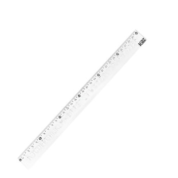 REGUA 30CM CRISTAL KZ377 - KAZ