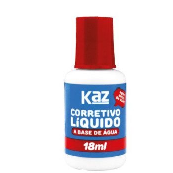 CORRETIVO LIQUIDO 18ML A BASE D'AGUA KZ199 - KAZ