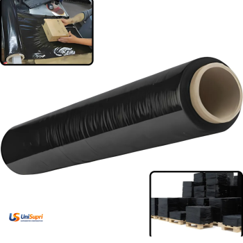 Filme Stretch 500 mm X 0,025 Virgem 3kg de Filme (300 METROS) + Tubete