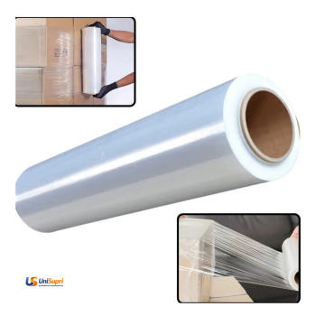 Filme Stretch 500 mm X 0,025 Virgem 2kg Filme (200 METROS) + Tubete