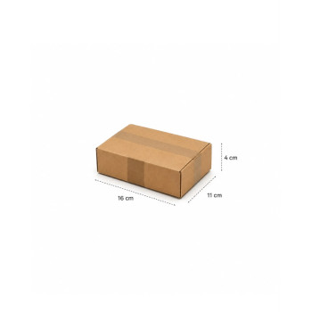 Caixa de Papelão Maleta 16x11x4 cm para Envio Pequeno