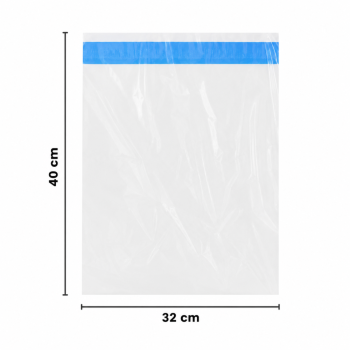 Envelope de Segurança TRANSPARENTE 32X40 para Ecommerce