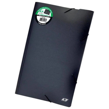 PASTA COM ELASTICO PRETO