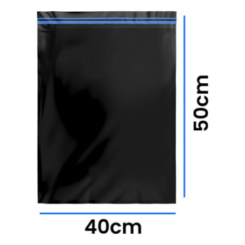 Sacos Envelope Segurança Embalagem Preto 40x50