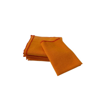 Flanela Laranja 38x58 C/ 12 unidades